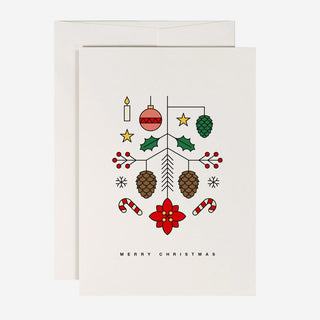 Merry Christmas Blossom Weihnachtskarte