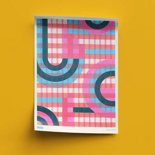 Crop Circle Risografie Druck