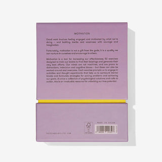 Motivation Card Set - Exercises for Effectiveness, Decisiveness and Objective Thinking