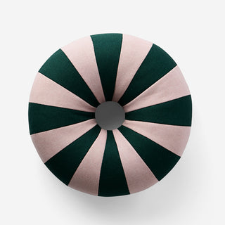 Float Pillow Dark Green / Rose