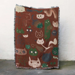 Cats Throw Blanket