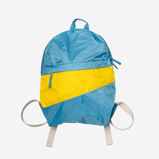 The New Foldable Backpack M Ocean & Sunflower