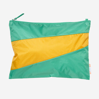 The New Pouch L Holly Green & Calendula