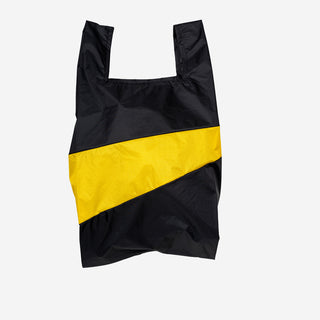 The New Shopping Bag L Black & Sunflower