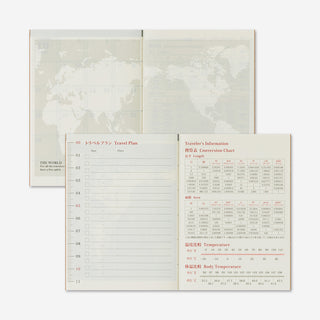 2026 Monthly Diary Passport Size TRAVELER'S Notebook