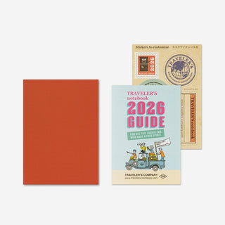 2026 Monthly Diary Passport Size TRAVELER'S Notebook