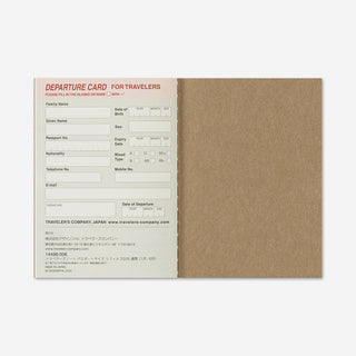 2026 Weekly Diary Passport Size TRAVELER'S Notebook