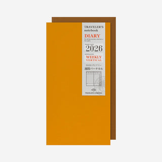 2026 Weekly Vertical Diary TRAVELER'S Notebook