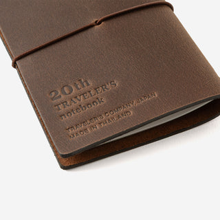 TRAVELER'S Notebook Card Size 20th Anniversary Set Brown