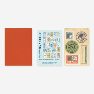 2027 Monthly Diary Passport Size TRAVELER'S notebook