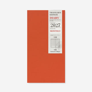 2027 Monthly Diary TRAVELER'S notebook