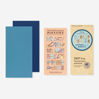 2027 Weekly + Memo Diary TRAVELER'S notebook