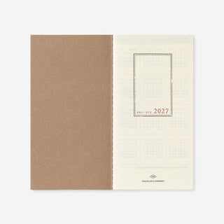 2027 Weekly + Memo Diary TRAVELER'S notebook