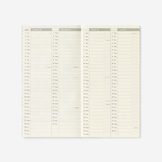 2027 Weekly + Memo Diary TRAVELER'S notebook
