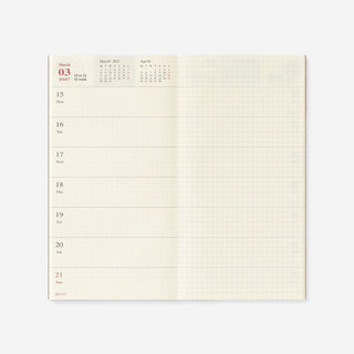 2027 Weekly + Memo Diary TRAVELER'S notebook