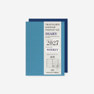 2027 Weekly Diary Passport Size TRAVELER'S notebook