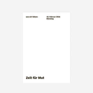 was wir lieben: in 365 Tagen - Notizkalender 2026