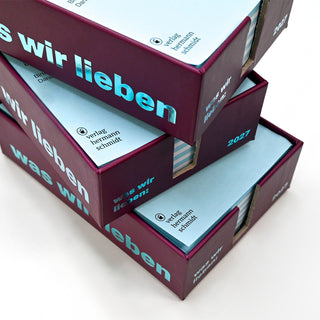 was wir lieben: in 365 Tagen - Notizkalender 2027