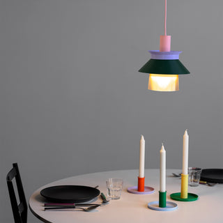 Romi Lamp Pink Pendelleuchte