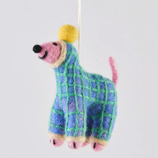 Jayla Dog Hanging Felt Ornament