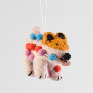Willa Dog Hanging Felt Ornament