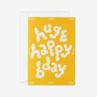 Huge Happy Birthday Grußkarte