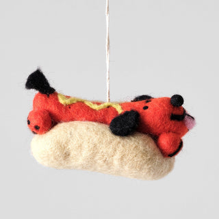 Frank Dog Hanging Felt Ornament