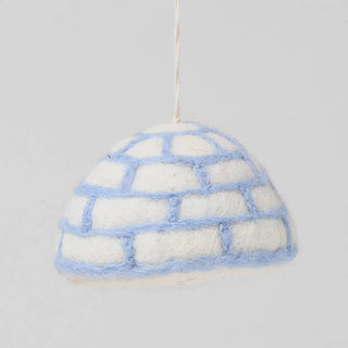 Frosty Cat Hanging Felt Ornament