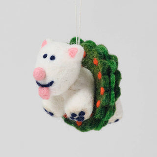 Spud Dog Hanging Felt Ornament