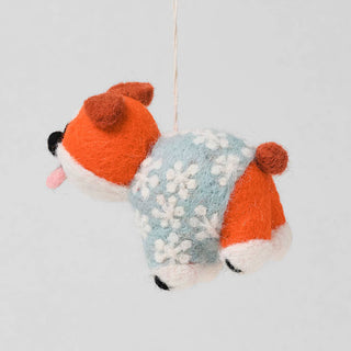 Suki Dog Hanging Felt Ornament