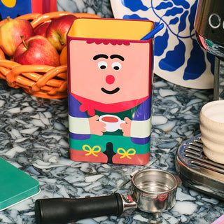 Tin Container Lil Guy and Coffee