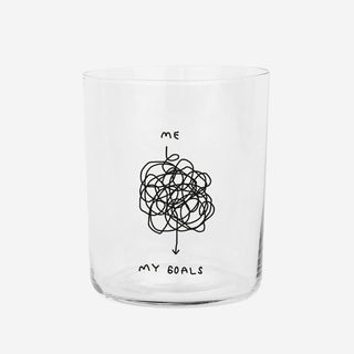 Me and My Goals Glas