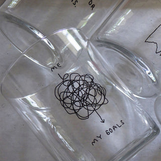 Me and My Goals Glas