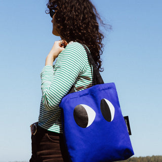 Eyes Tote Bag Blue