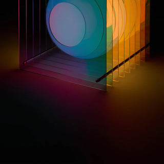 LOP Lamp Big Square Dreamy Acrylic