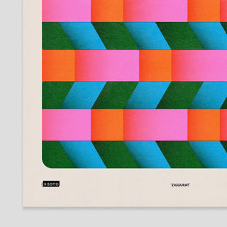 Ziggurat Risografie Druck