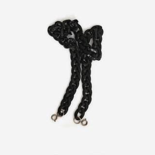 Mask chain Black Nylon 50cm