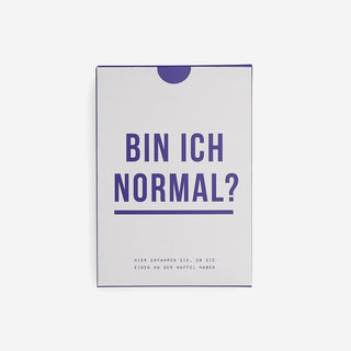 Am I normal? Playing card set