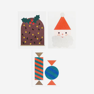 Christmas Set Father Christmas – 6 Mini Weihnachtskarten