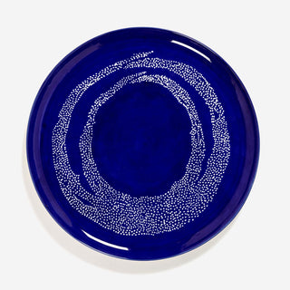 Serving Plate Lapis Lazuli Swirl-Dots White – Feast by Ottolenghi