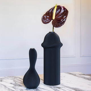 Bulbous Vase Charcoal