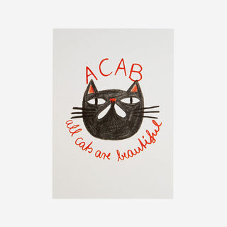 ACAB postcard