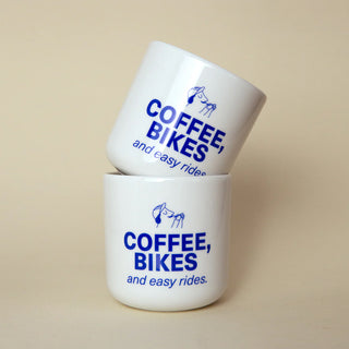 Coffee, Bikes &amp; Easy Rides Porcelain Mug