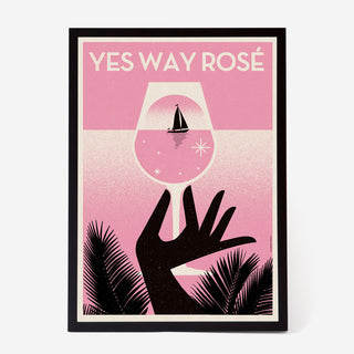 Yes Way Rosé Art Print - Kunstdruck