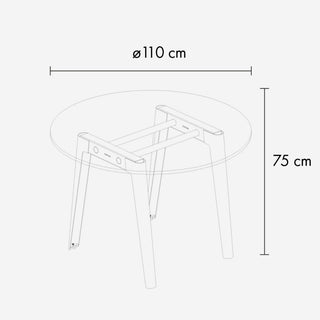 NEW MODERN Round Dining Table
