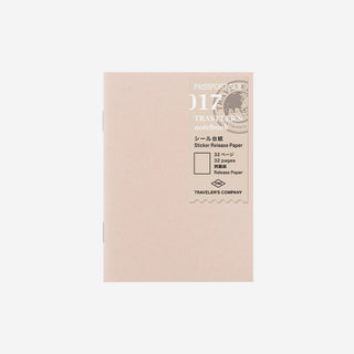 017. TRC Sticker Release Paper Refill Passport Size