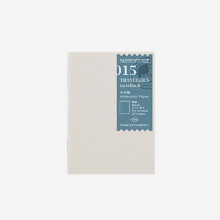 015. Watercolor Paper Refill Passport Size