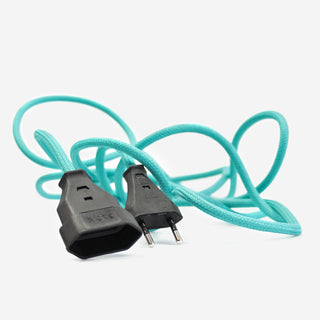 Extension cable Turqouise – with textile cable