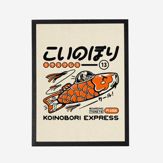 Koinobori Express Artprint